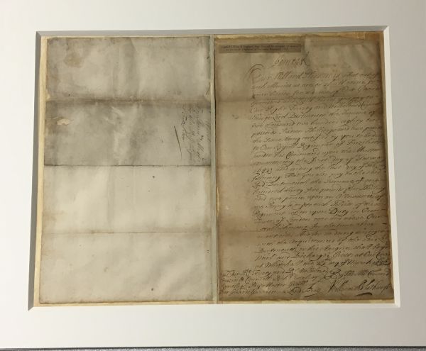 Royal Warrant signed by James II JamesIIdoc
